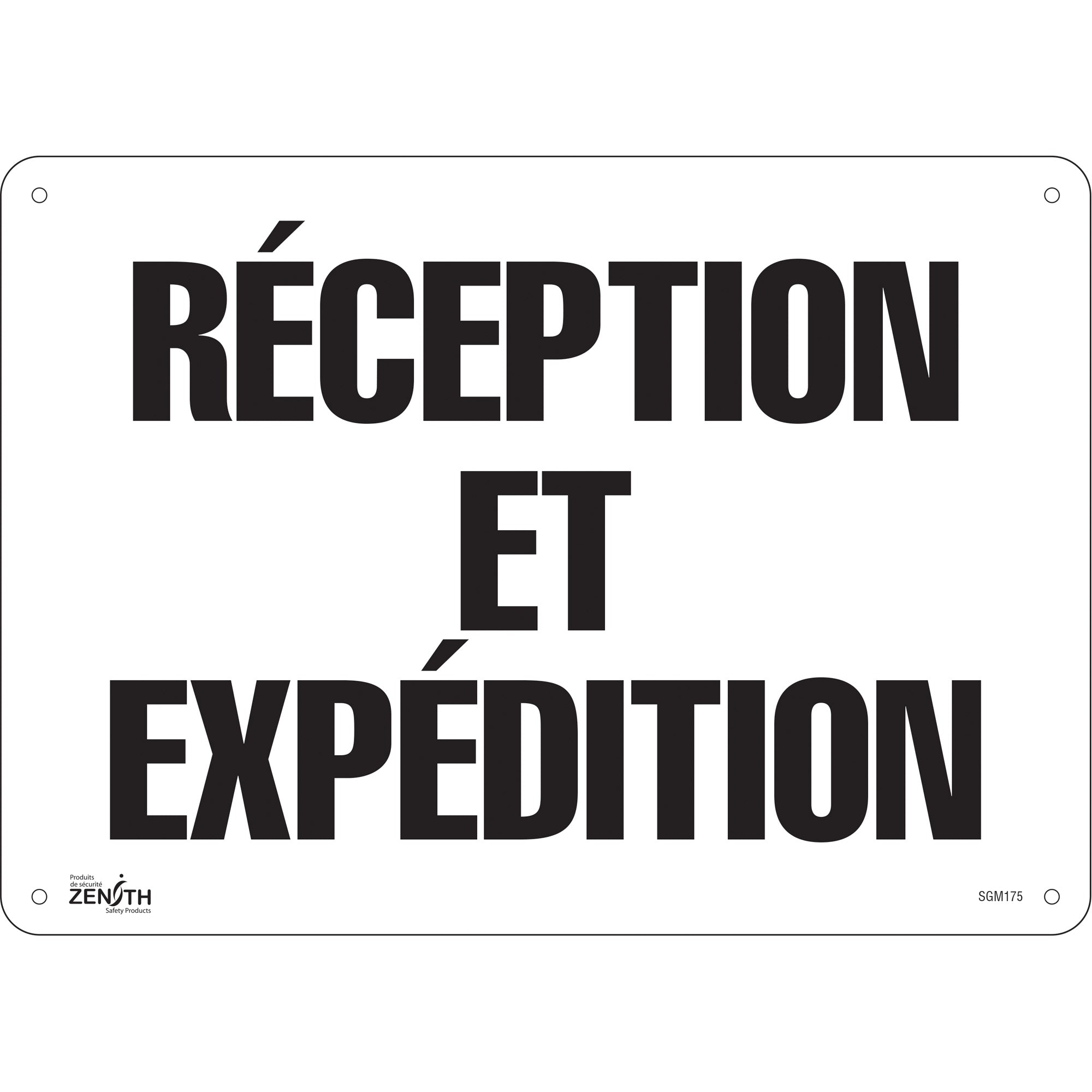""Réception et Expédition"" Sign - SGM175