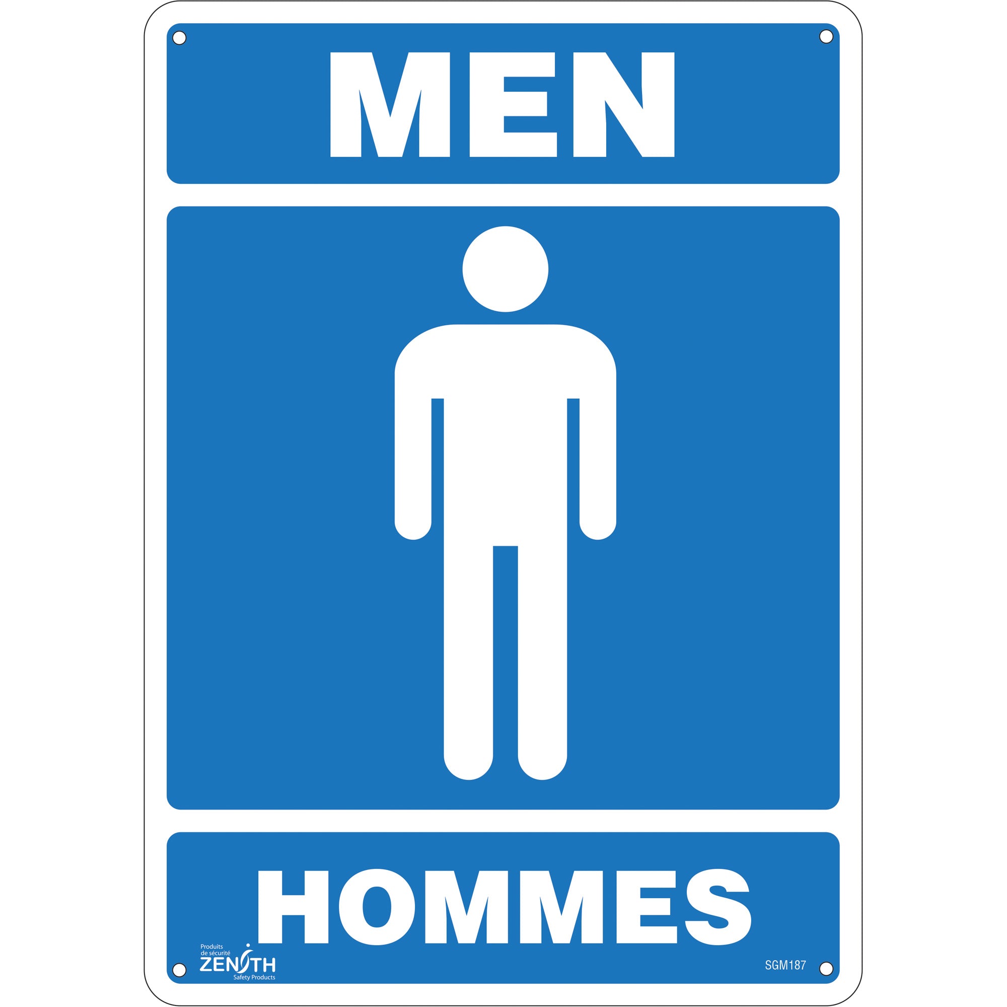 ""Men - Hommes"" Sign - SGM187