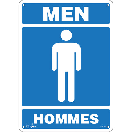 ""Men - Hommes"" Sign - SGM187