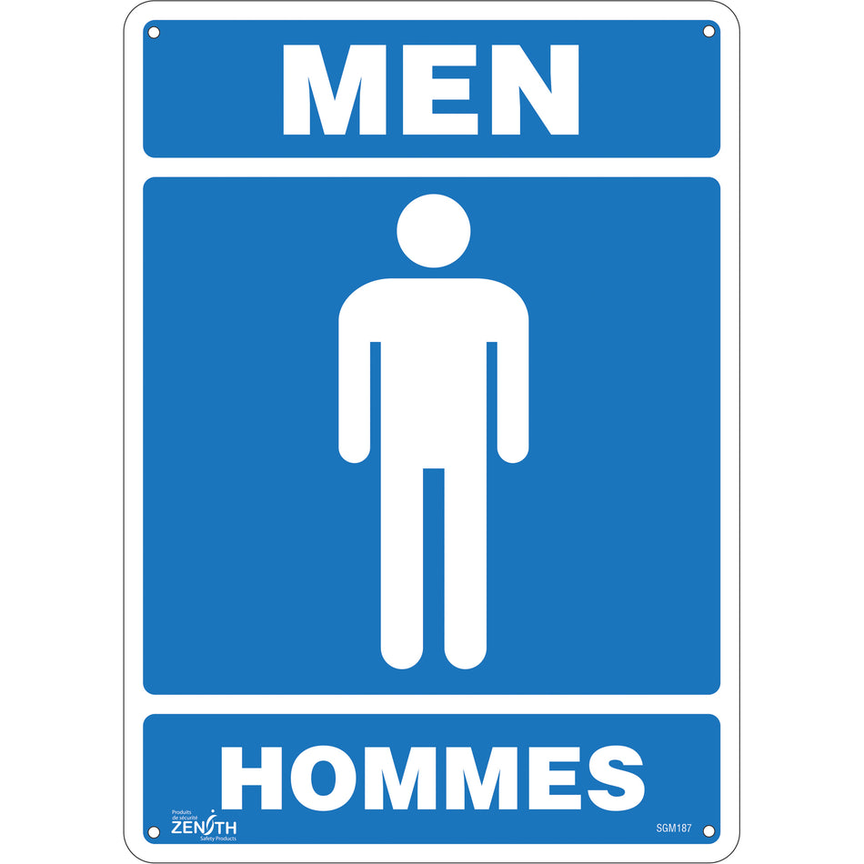 ""Men - Hommes"" Sign - SGM187