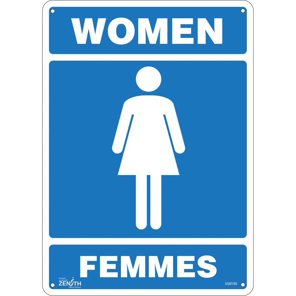 ""Women - Femmes"" Sign - SGM189