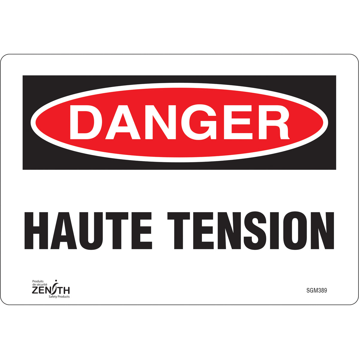 ""Haute Tension"" Sign - SGM389