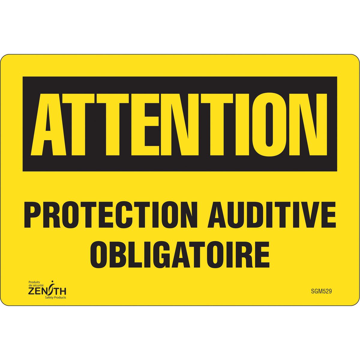 ""Protection Auditive Obligatoire"" Sign - SGM529