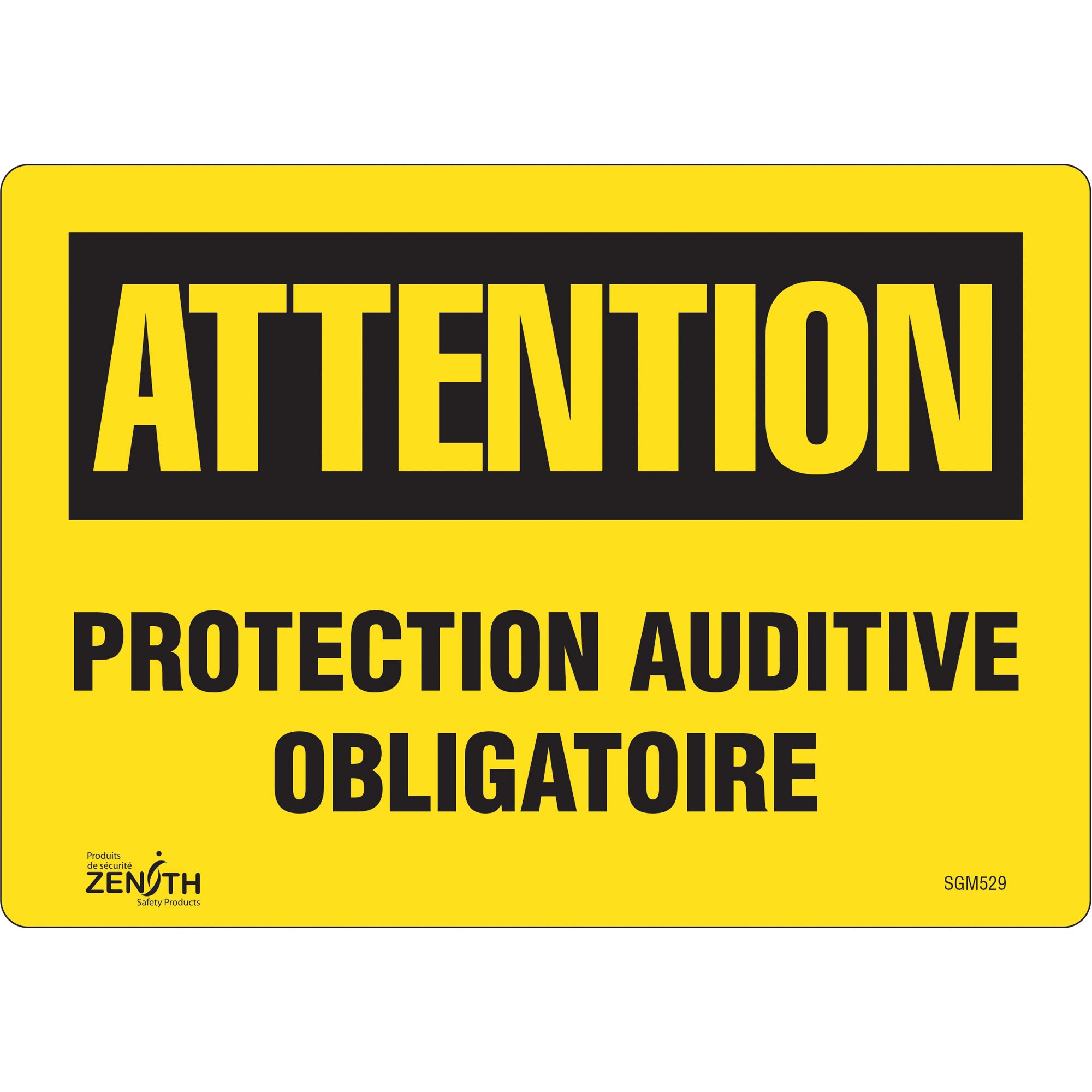 ""Protection Auditive Obligatoire"" Sign - SGM529