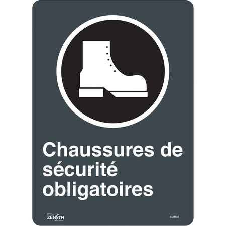 ""Chaussures De Sécurité Obligatoires"" Sign - SGM688