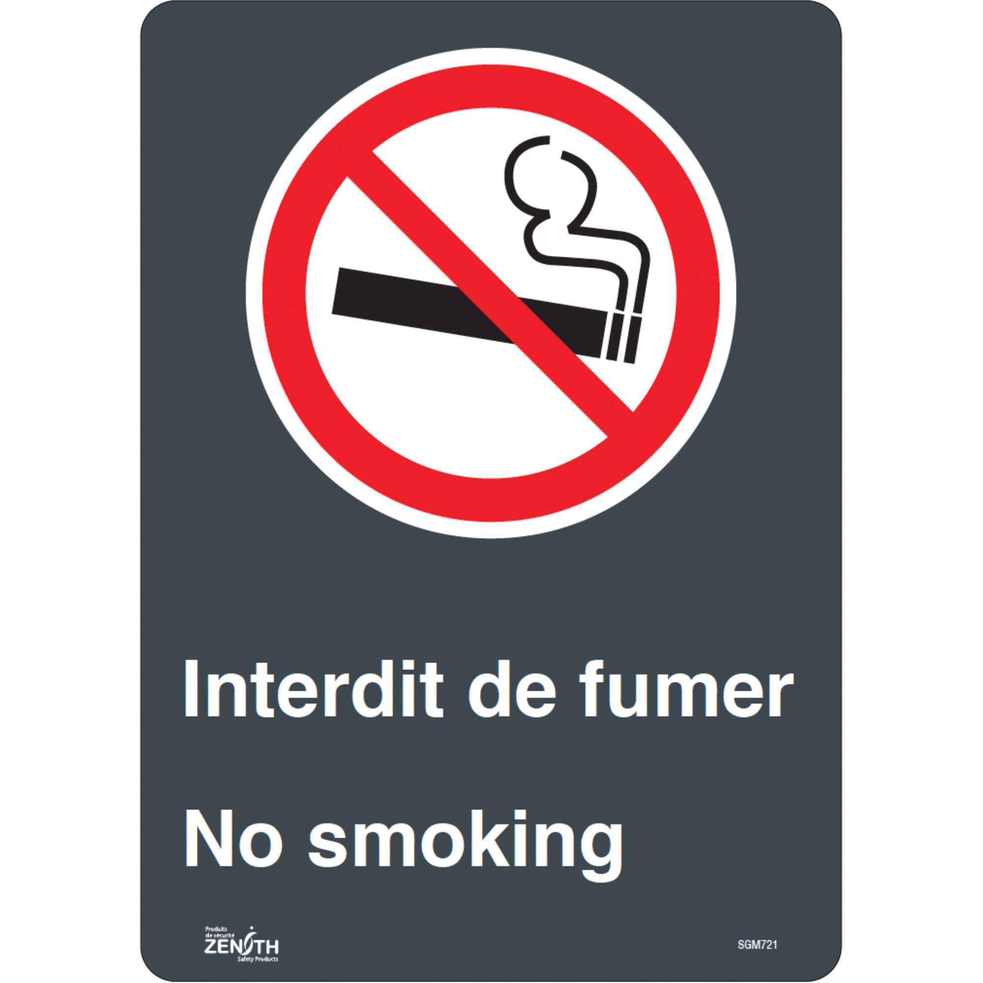 ""Interdit De Fumer/No Smoking"" Sign - SGM721