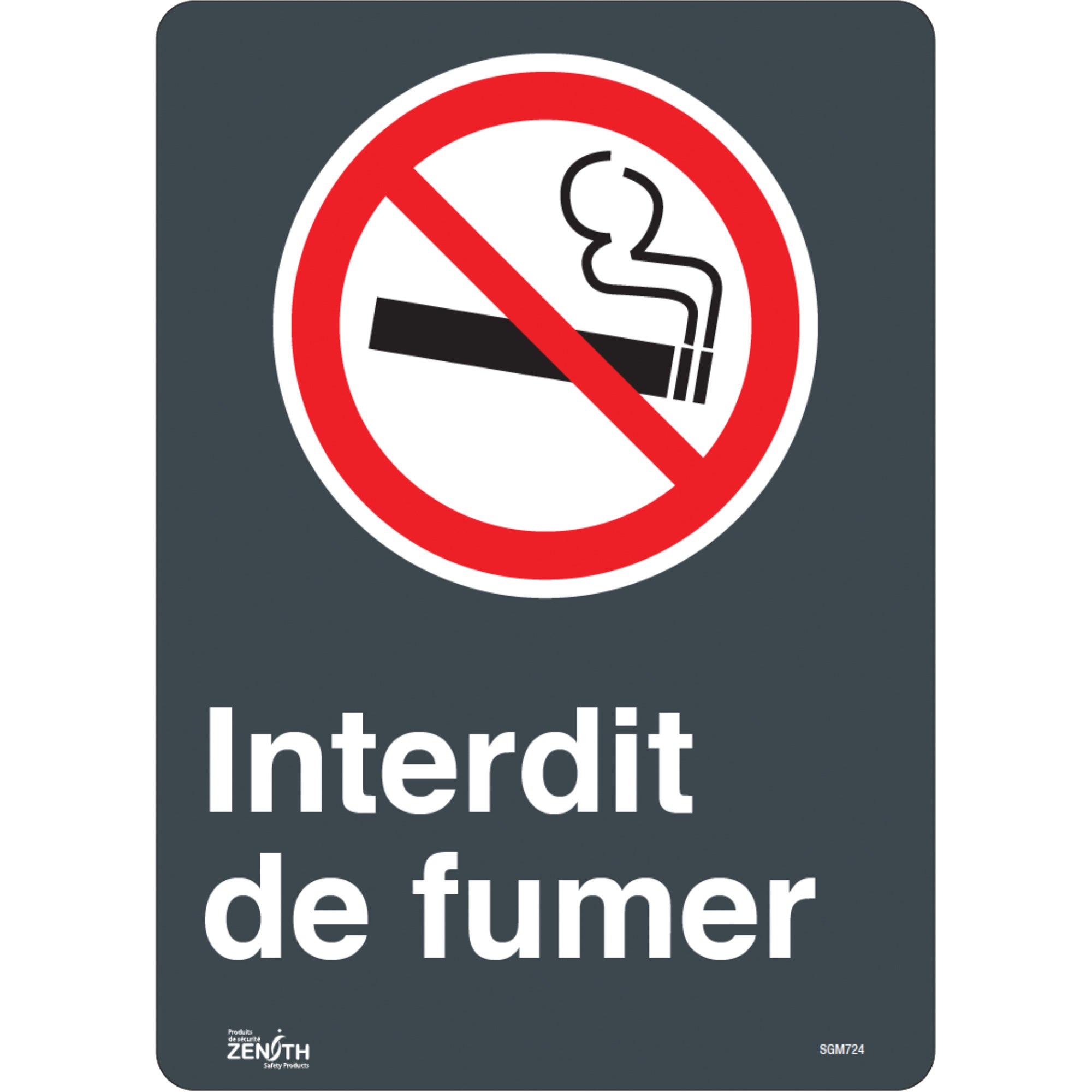 ""Interdit De Fumer"" Sign - SGM724