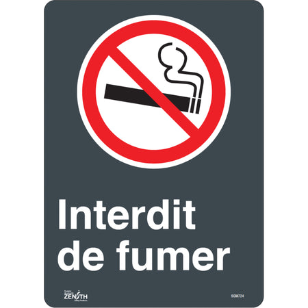 ""Interdit De Fumer"" Sign - SGM724