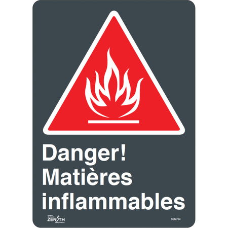 ""Matières Inflammables"" Sign - SGM754