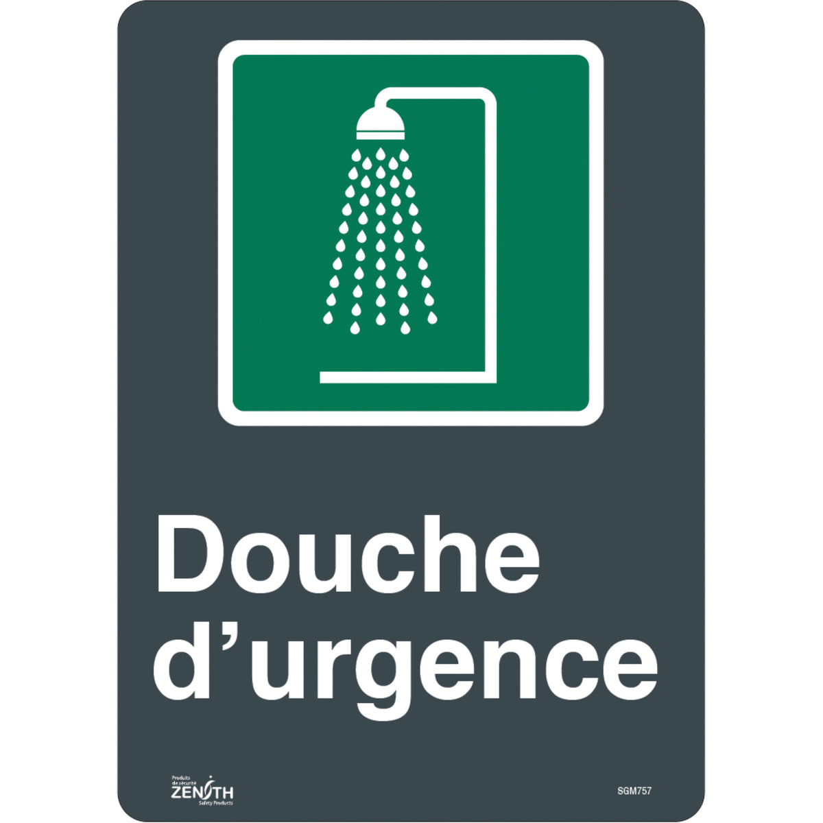 ""Douche D'Urgence"" Sign - SGM757