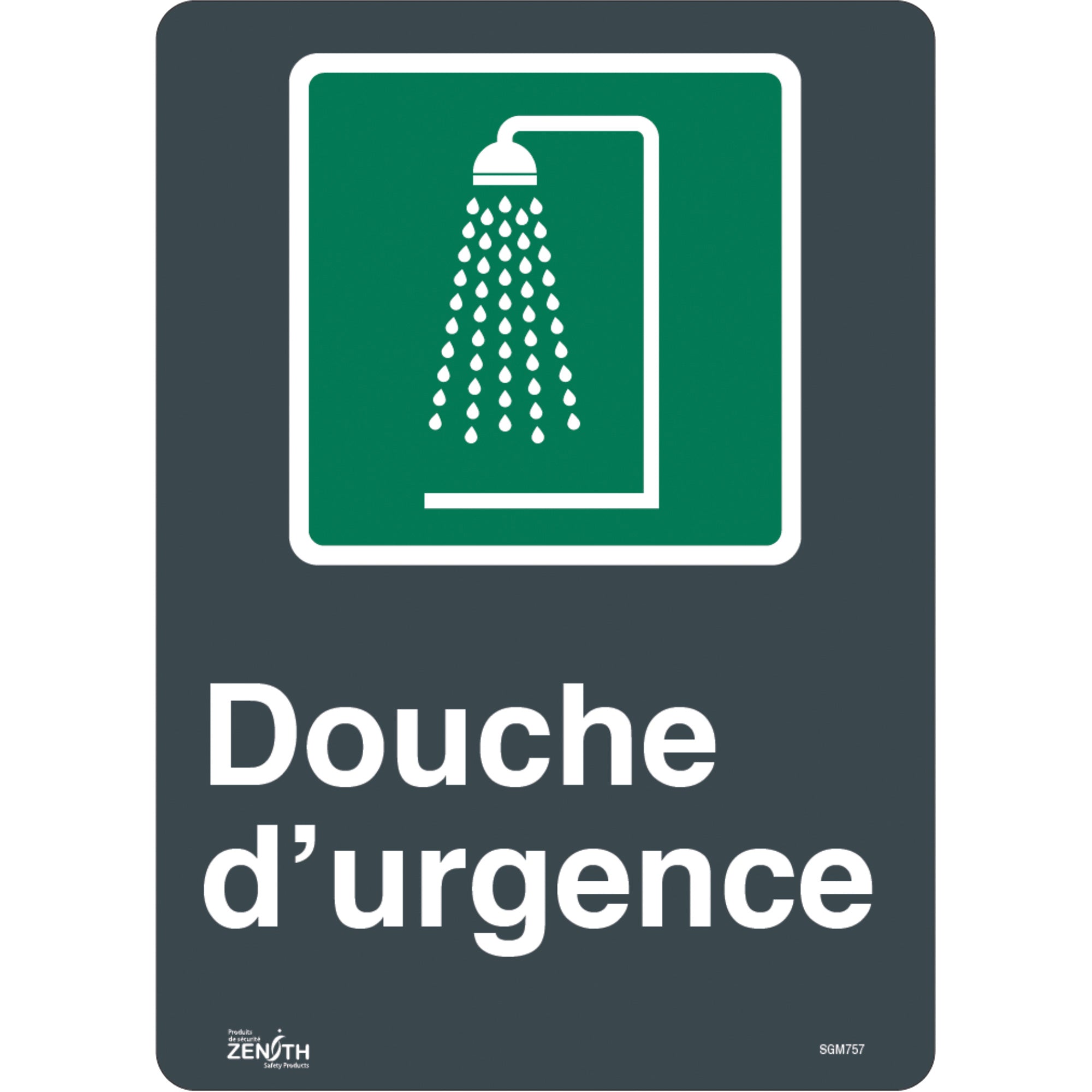 ""Douche D'Urgence"" Sign - SGM757