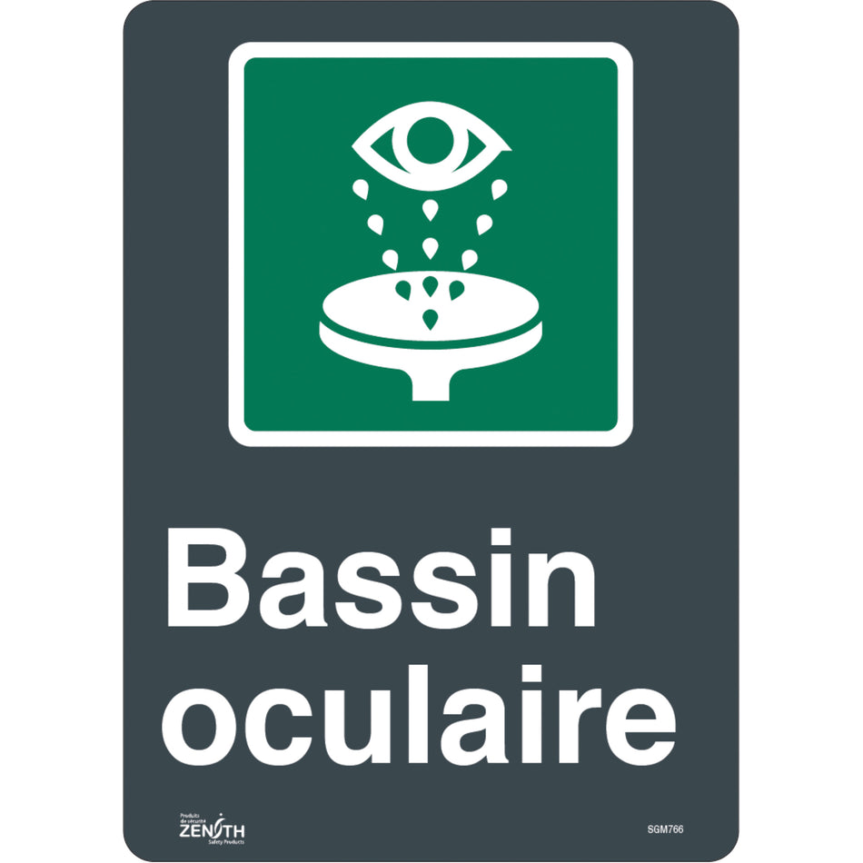 ""Bassin Oculaire"" Sign - SGM766