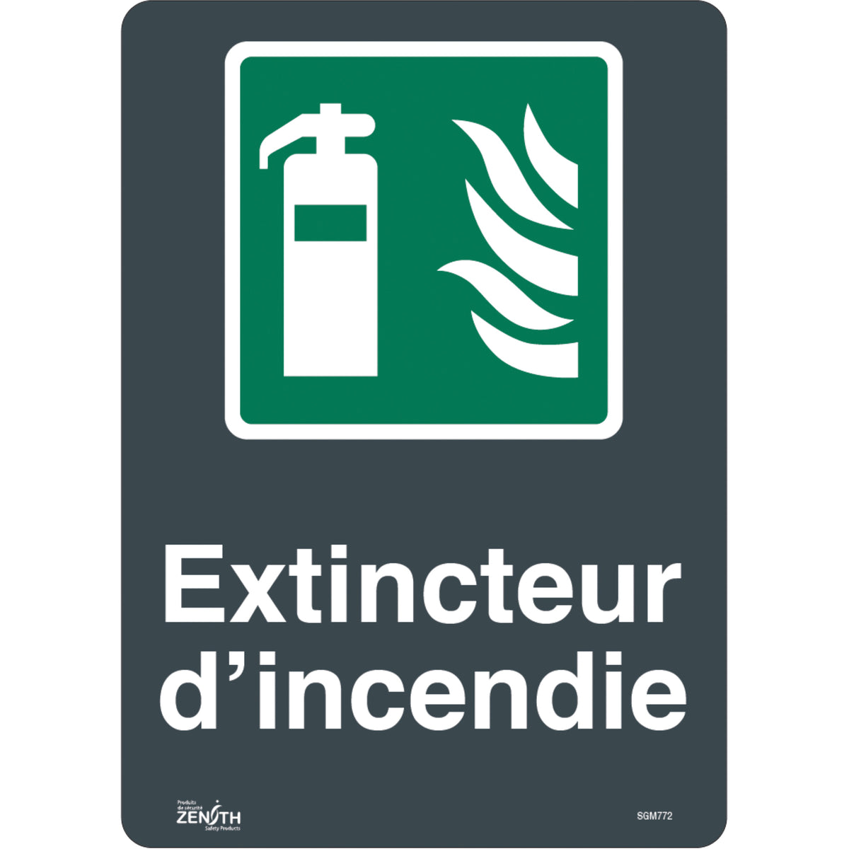 ""Extincteur D'Incendie"" Sign - SGM772