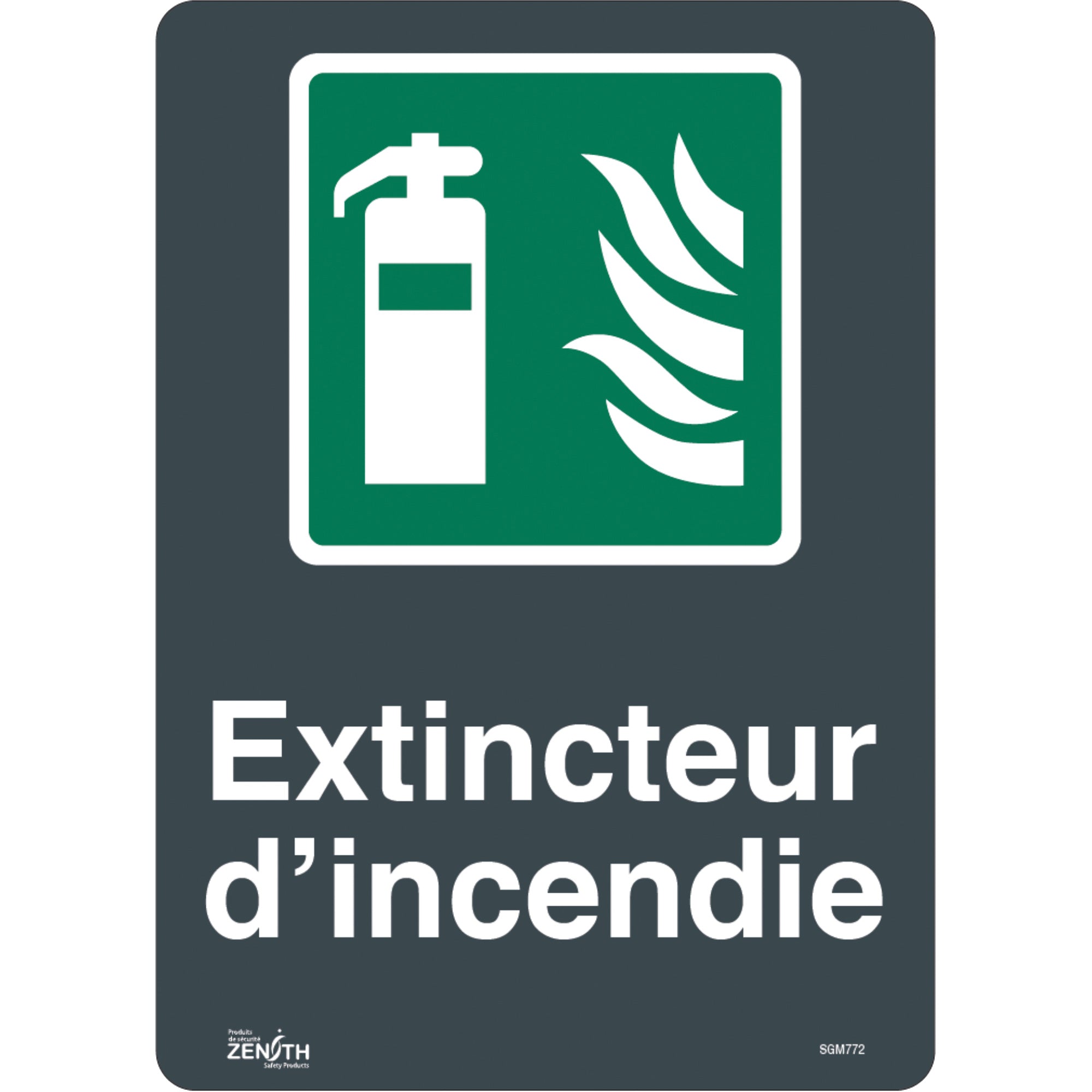 ""Extincteur D'Incendie"" Sign - SGM772