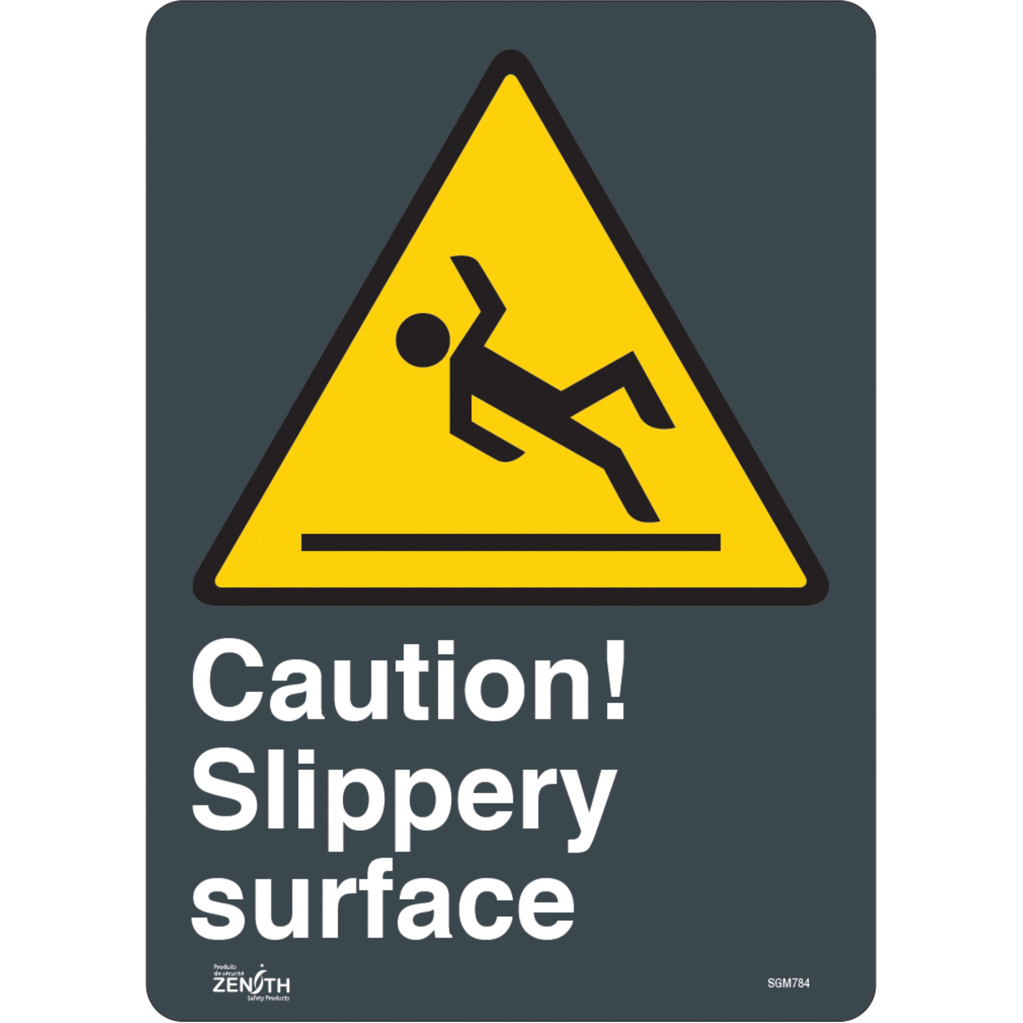 ""Slippery Surface"" Sign - SGM784