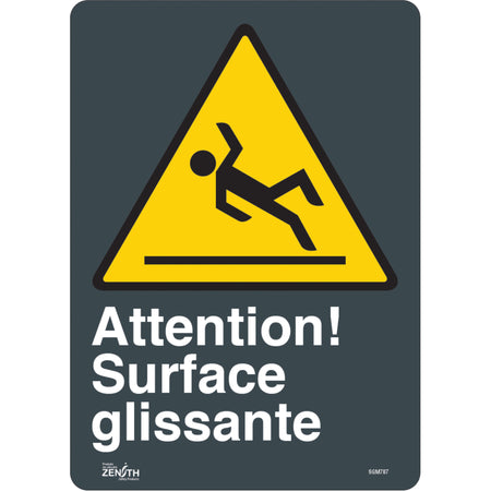 ""Surface Glissante"" Sign - SGM787