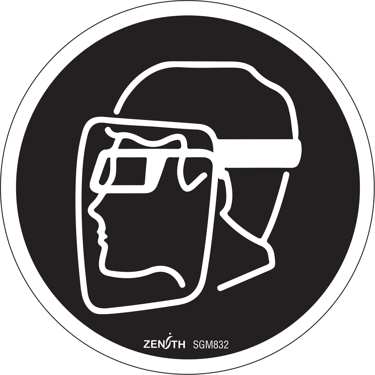 Face Protection Required CSA Standard Safety Sign - SGM832