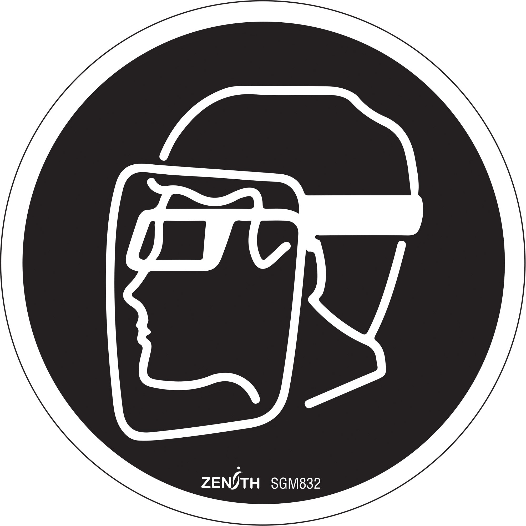 Face Protection Required CSA Standard Safety Sign - SGM832