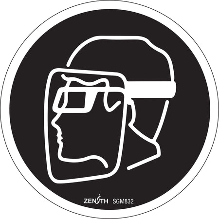 Face Protection Required CSA Standard Safety Sign - SGM832