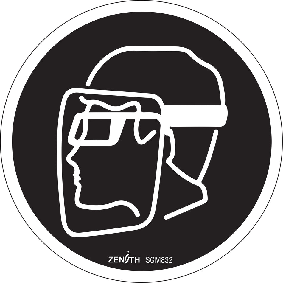 Face Protection Required CSA Standard Safety Sign - SGM832