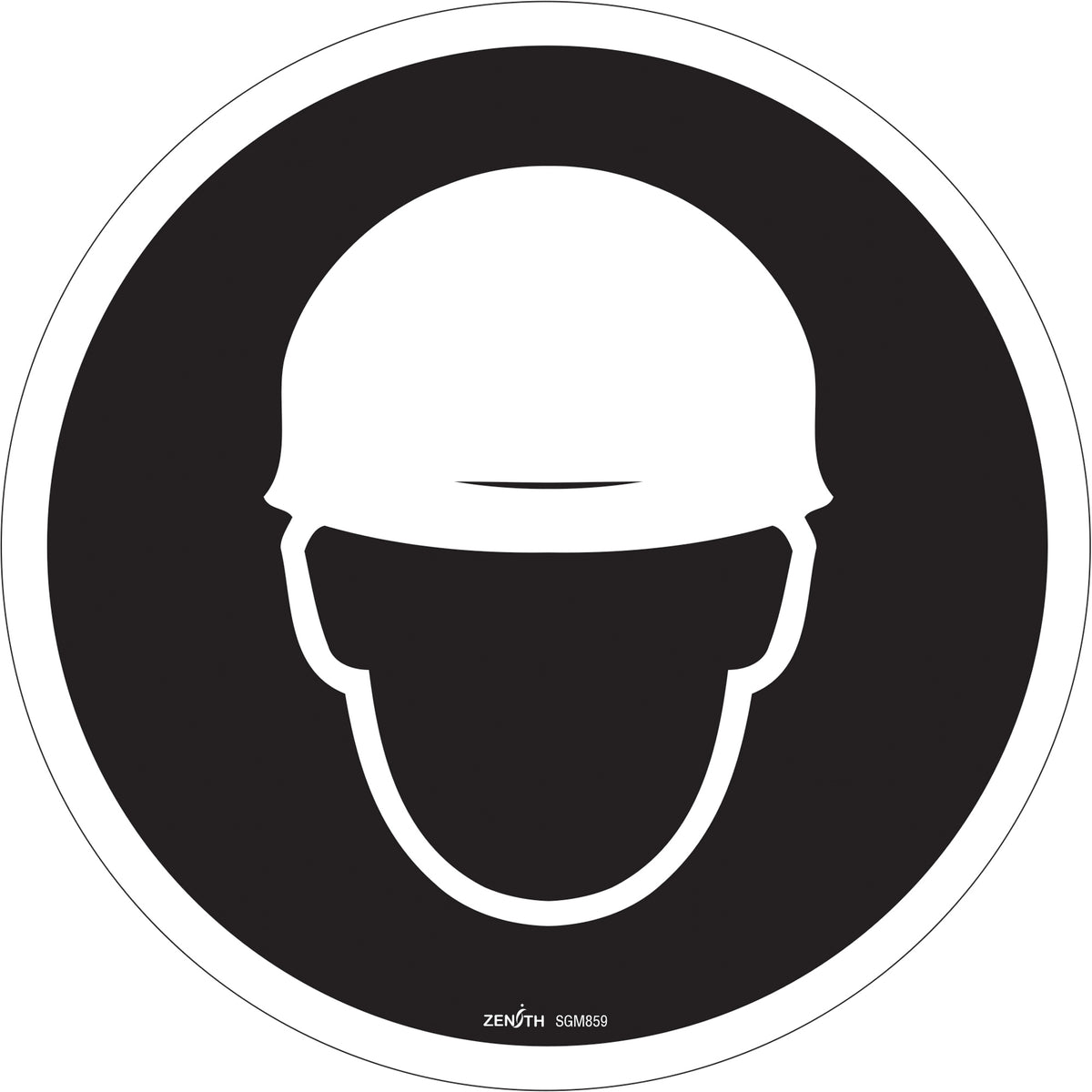Hard Hat Protection Required CSA Standard Safety Sign - SGM859