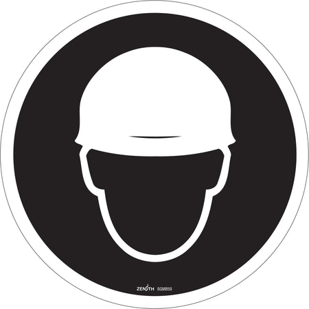 Hard Hat Protection Required CSA Standard Safety Sign - SGM859