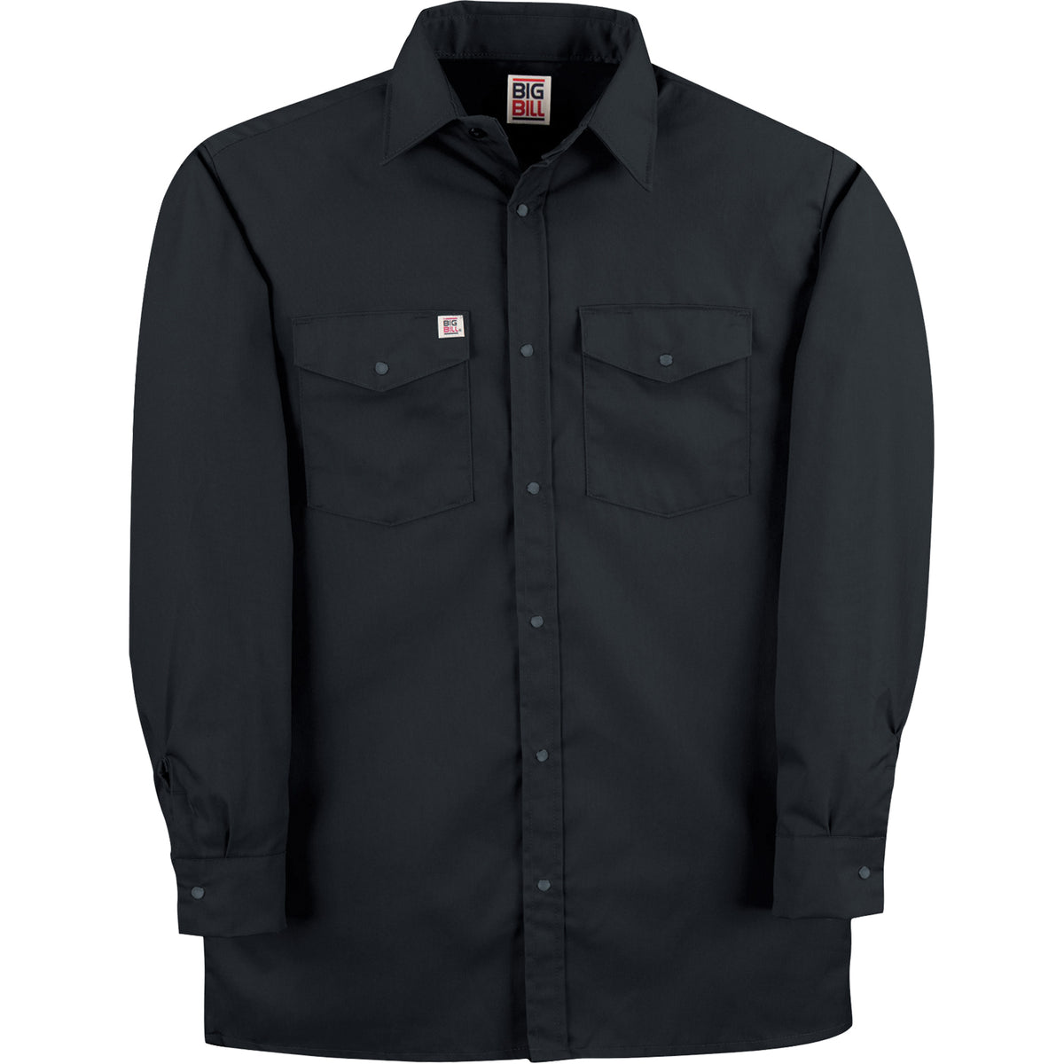 Twill Work Shirt with Snap - SGN639