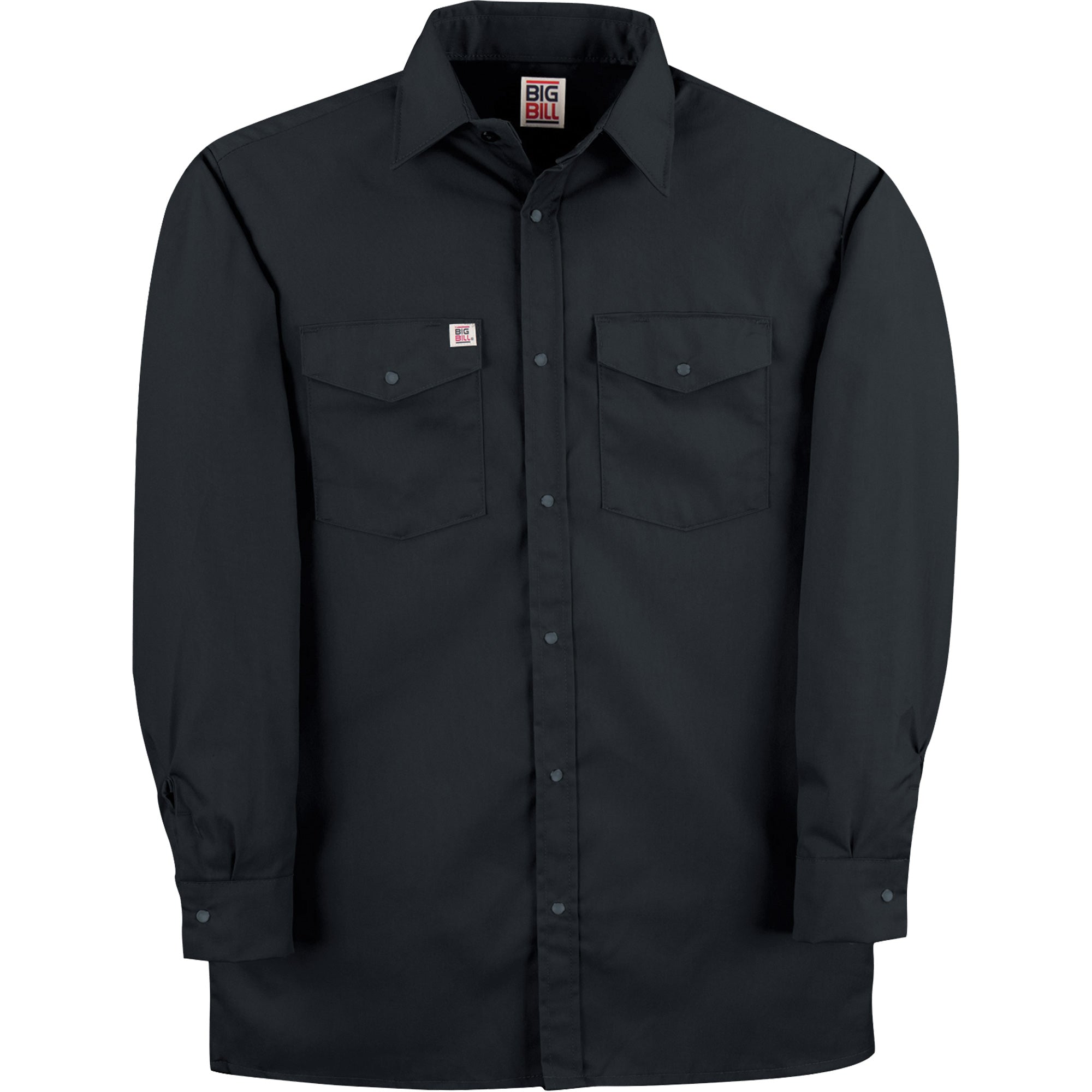 Twill Work Shirt with Snap - SGN639