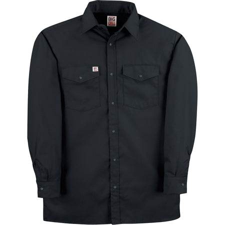 Twill Work Shirt with Snap - SGN639