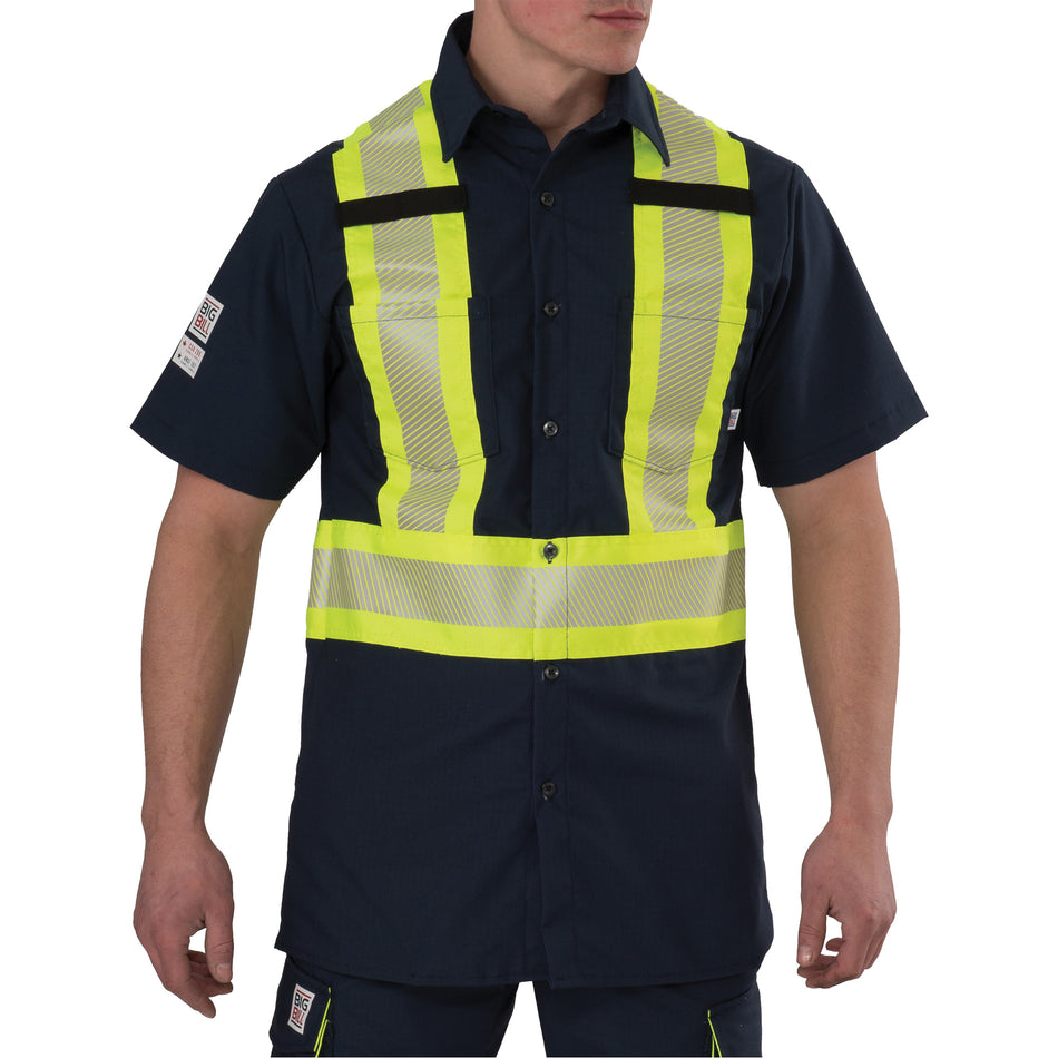Ripstop High Visibility Short Sleeved Shirt - SGN915