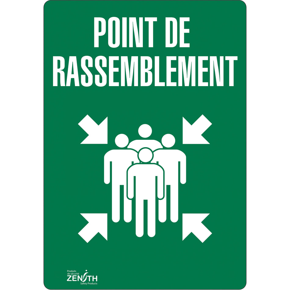 ""Point de rassemblement"" Sign - SGP180
