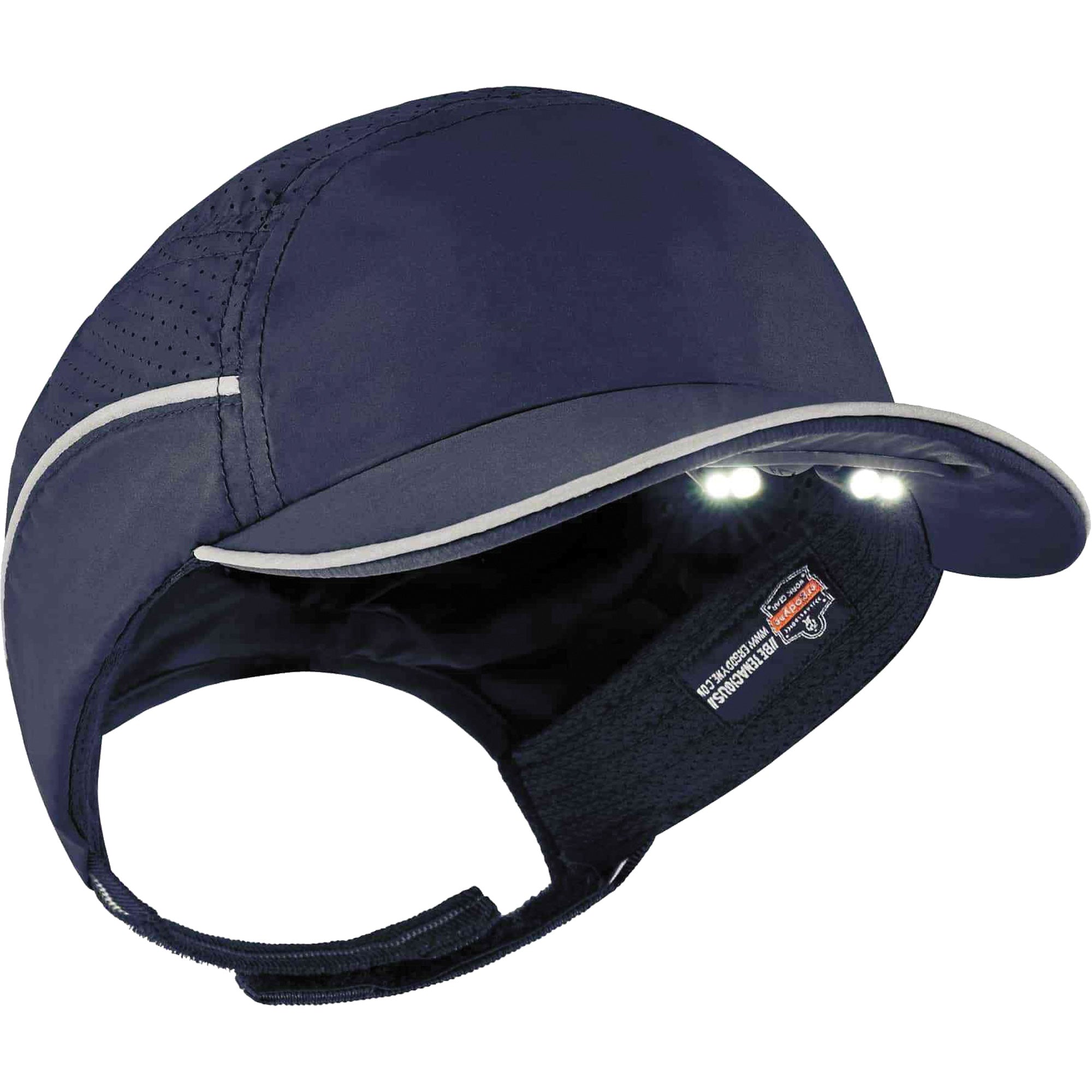 Skullerz® 8965 Lightweight Bump Cap Hat with LED Lighting - SGQ309