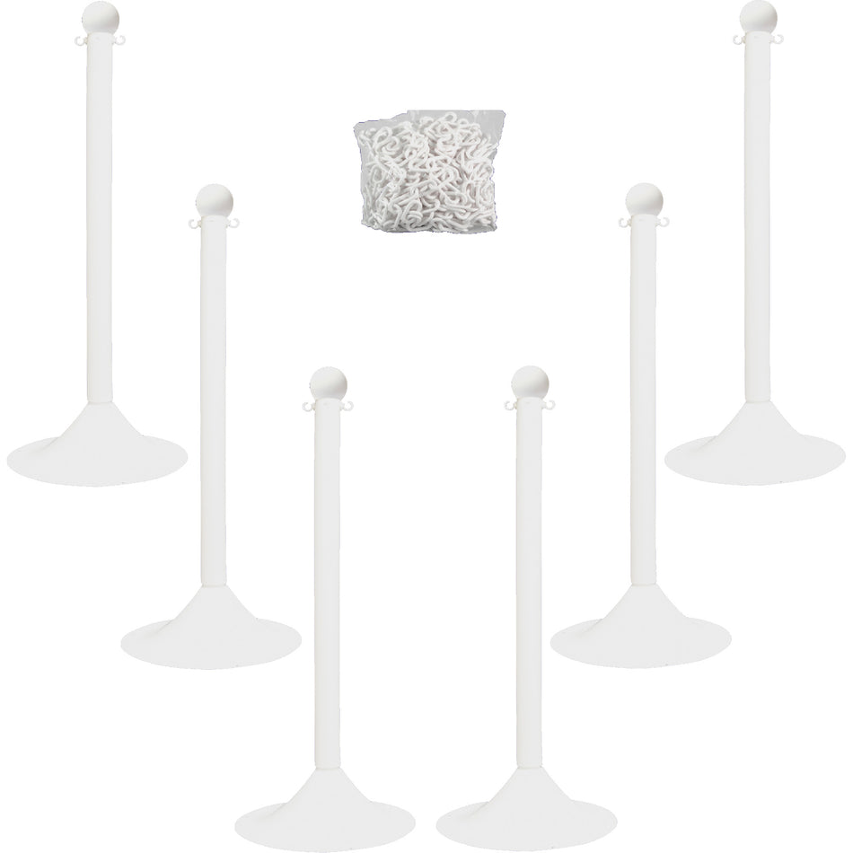 Light-Duty Stanchion & Chain Kit - SGR054