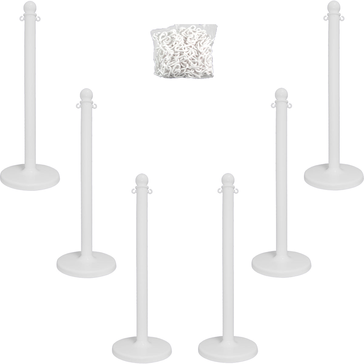 Medium-Duty Stanchion & Chain Kit - SGR061
