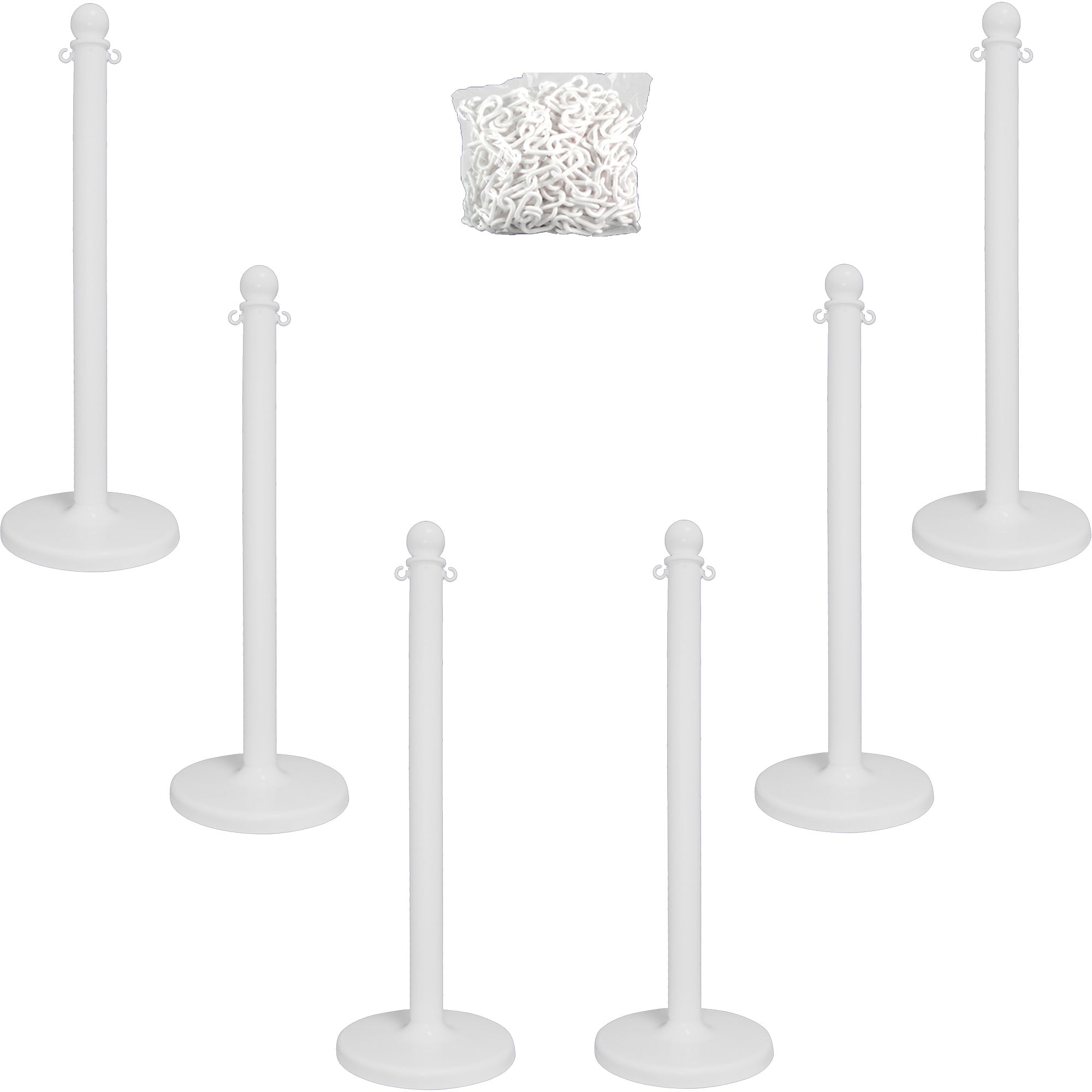 Medium-Duty Stanchion & Chain Kit - SGR061