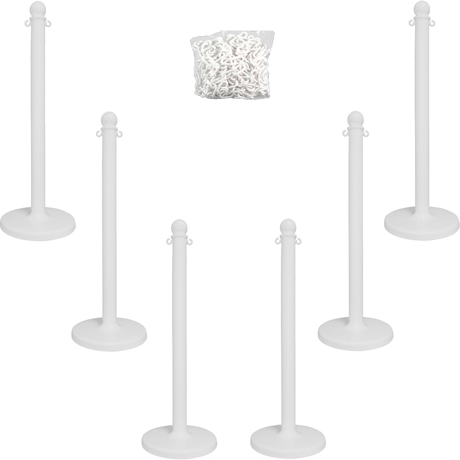 Medium-Duty Stanchion & Chain Kit - SGR061
