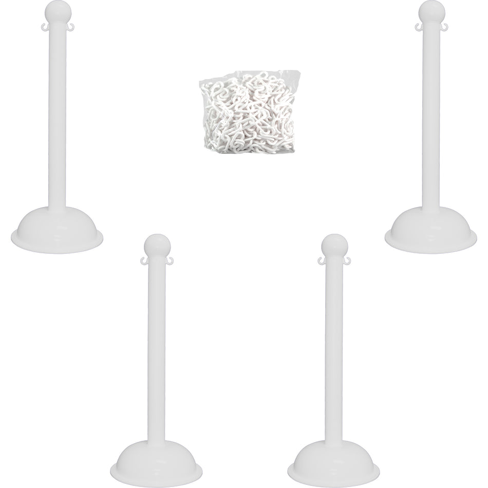 Heavy-Duty Stanchion & Chain Kit - SGR068