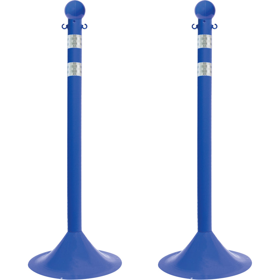 Light-Duty Reflective Stanchion Set - SGR075