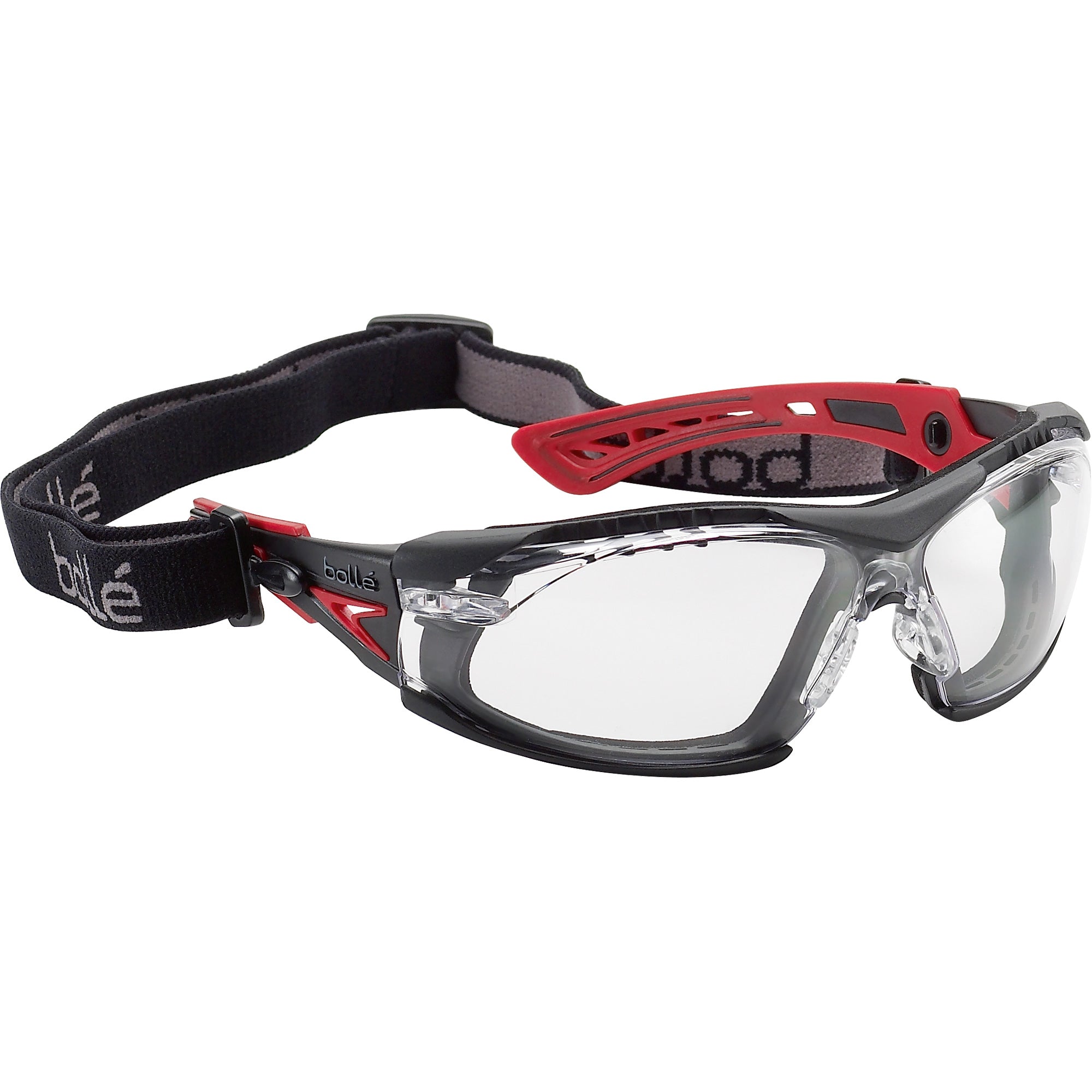 Rush+ Foam Rimmed Safety Glasses with Strap - SGR155