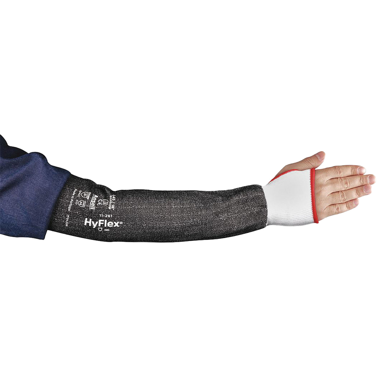 HyFlex® 11-281 Series Wide Cut Resistant Sleeve with Thumbhole - SGR254