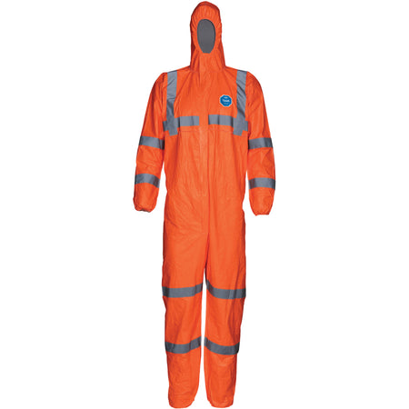 HV High Visibility Coveralls with Hood - SGR819