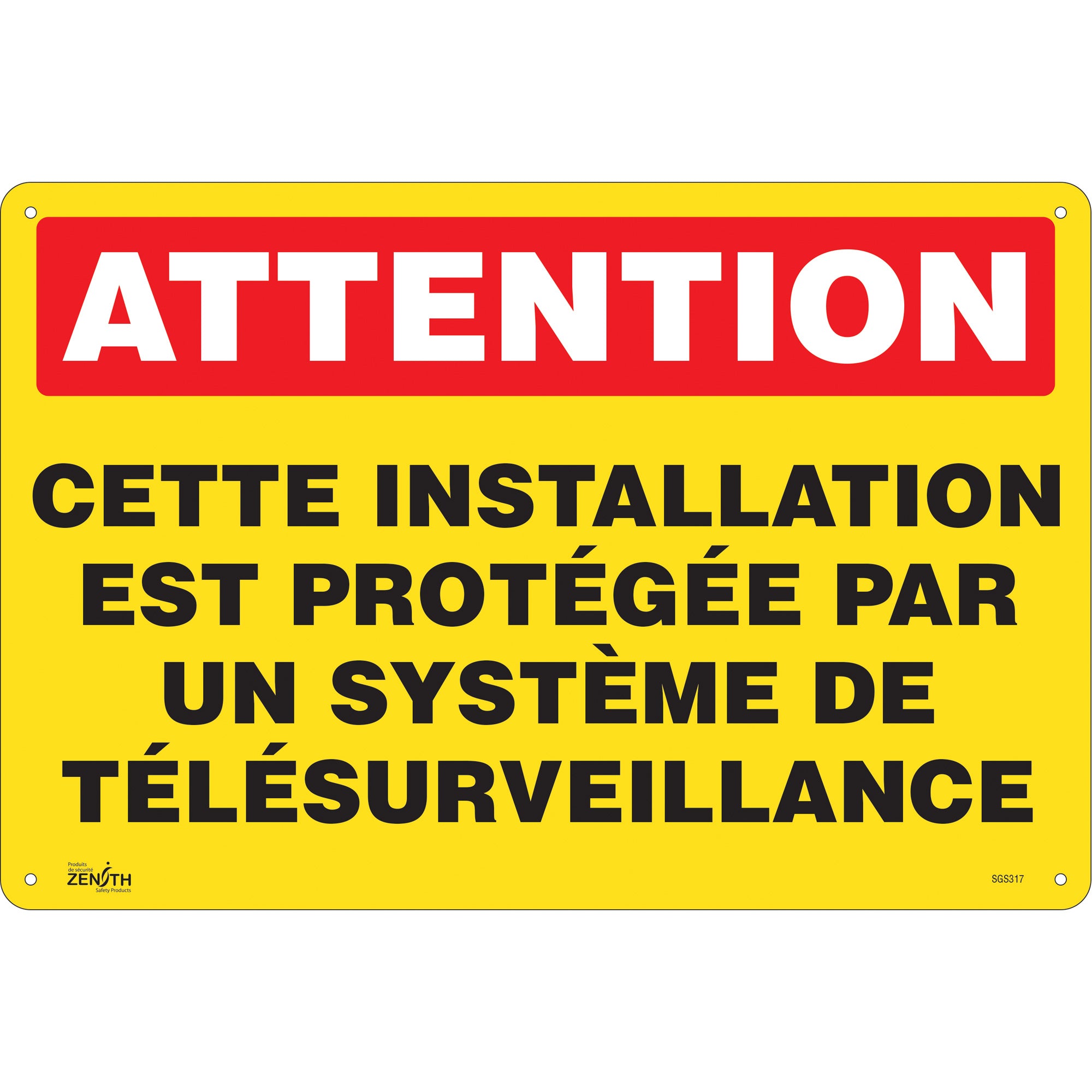 ""Système de télésurveillance"" Sign - SGS317