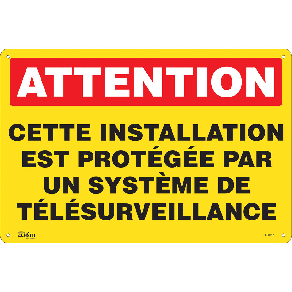 ""Système de télésurveillance"" Sign - SGS317