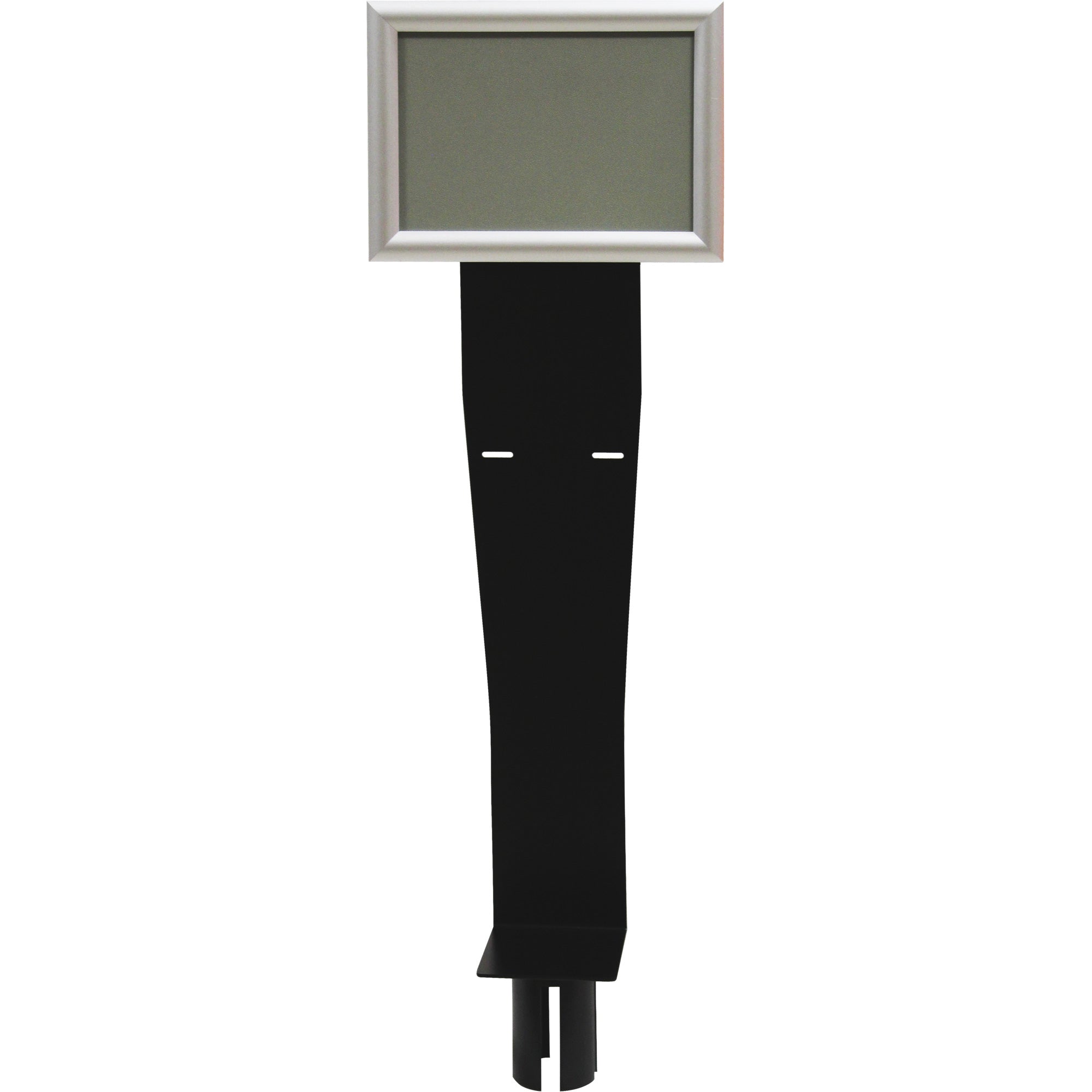 Sign & Dispenser Holder for Crowd Control Post - SGU791