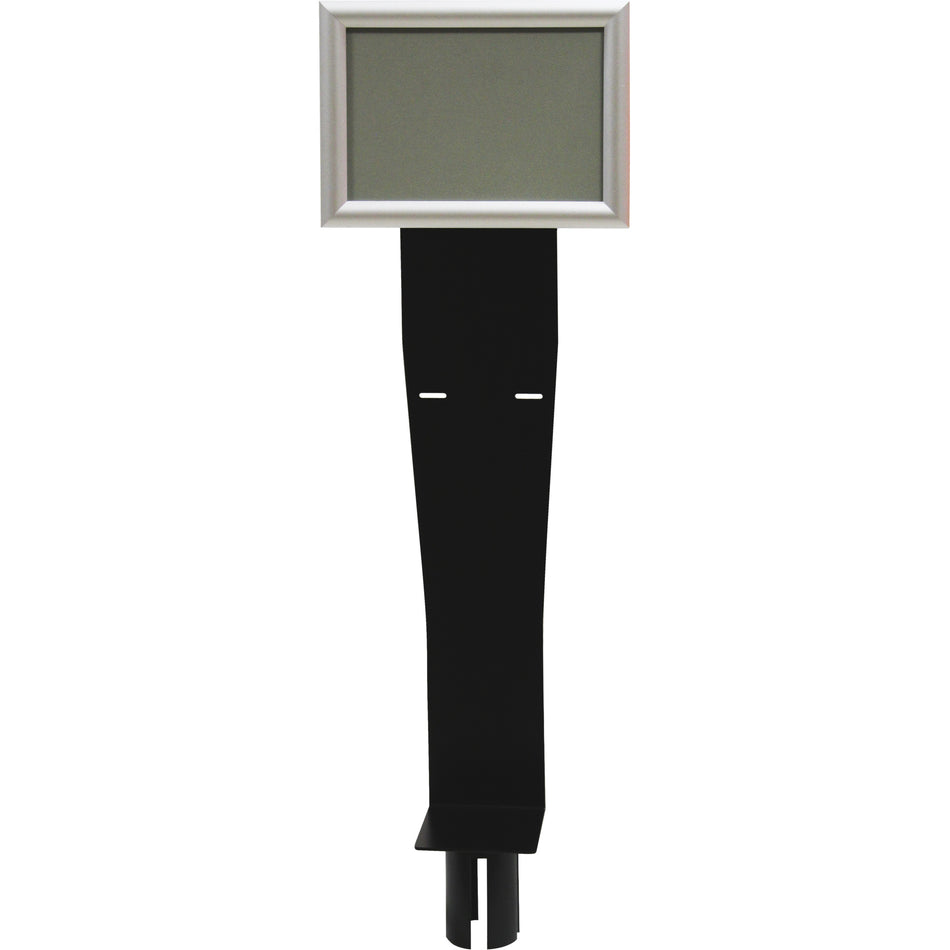 Sign & Dispenser Holder for Crowd Control Post - SGU791