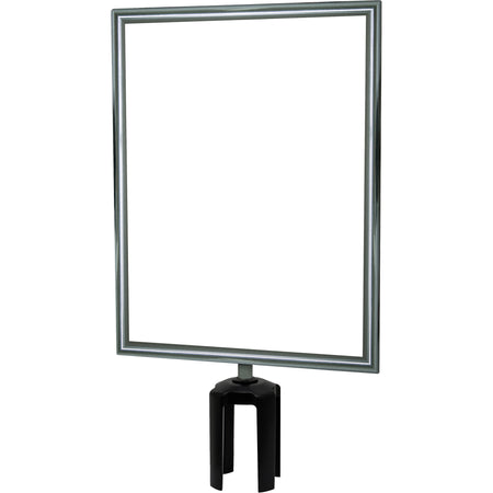 Heavy-Duty Vertical Sign Holder with Tensabarrier® Post Adapter - SGU844