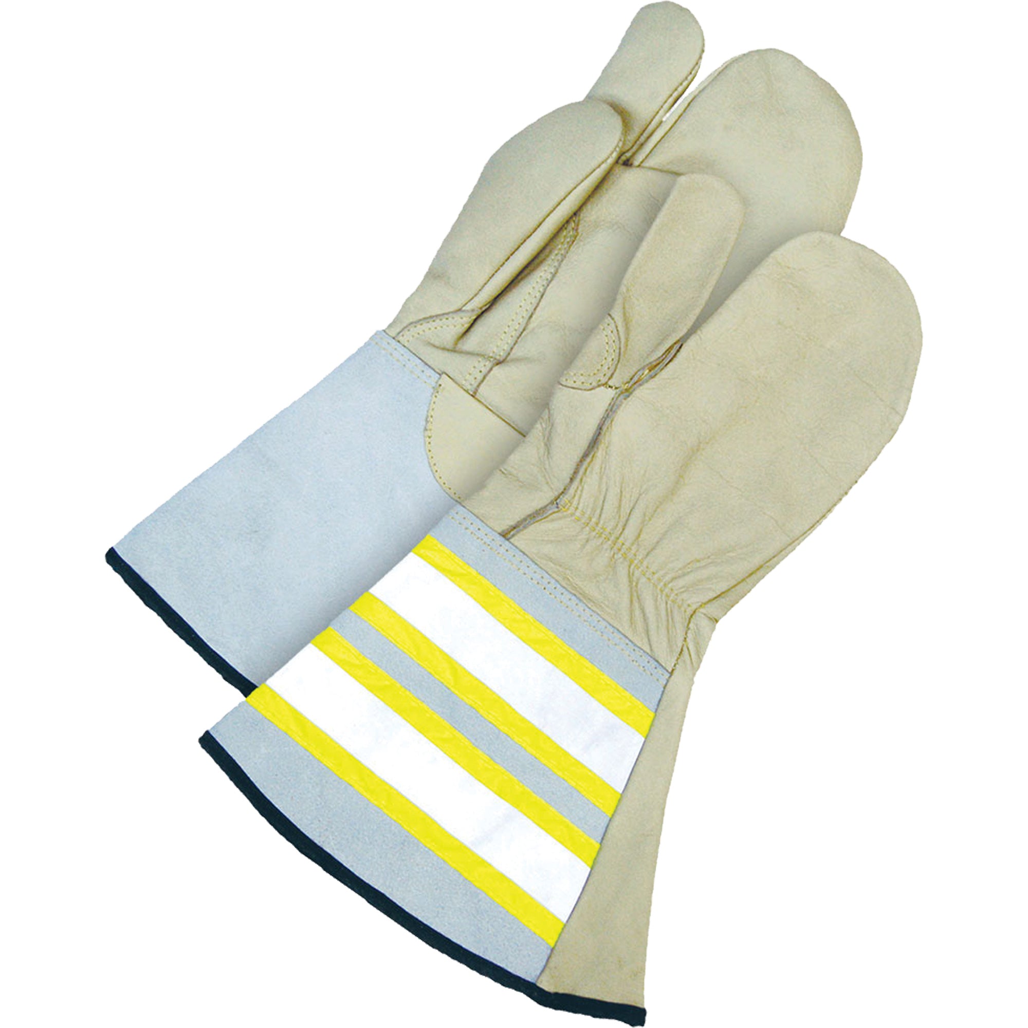 Classic Lined Utility Grain Leather Mitts - SGV055