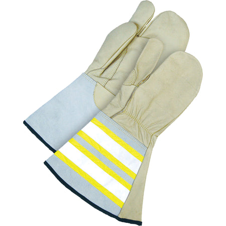 Classic Lined Utility Grain Leather Mitts - SGV055