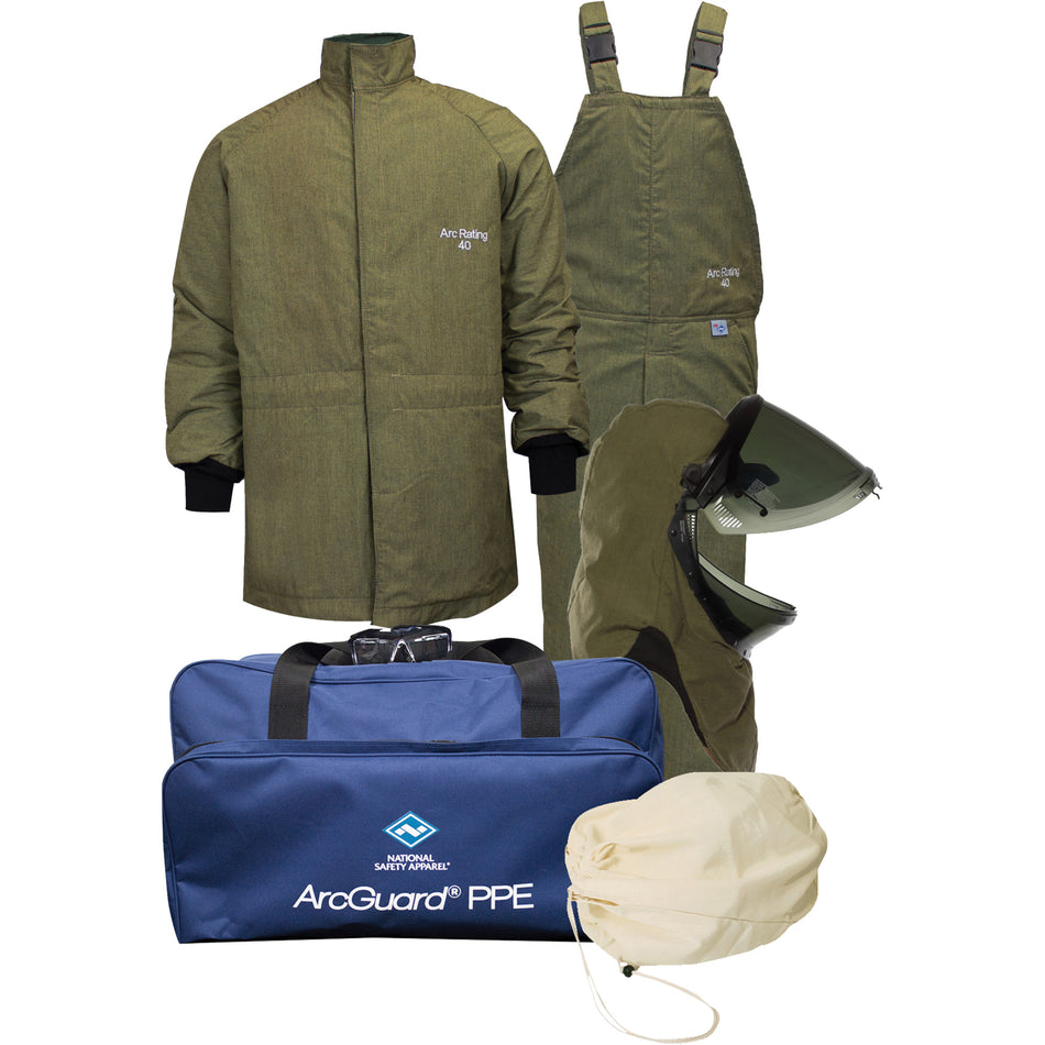 Arcguard Revolite XL Arc Flash Suit Kit with Lift Front Hood - SGV556