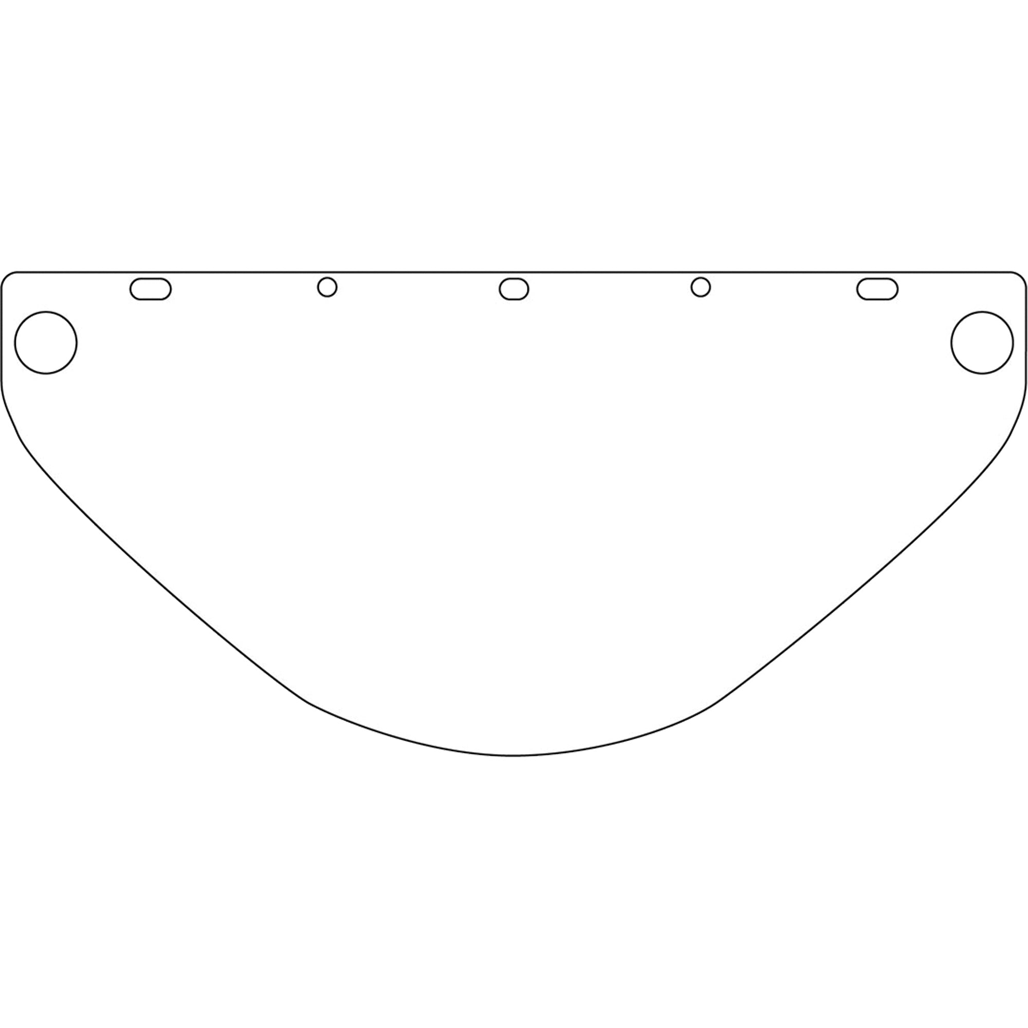 Dynamic™ Universal Fit Safety Visor - SFZ576